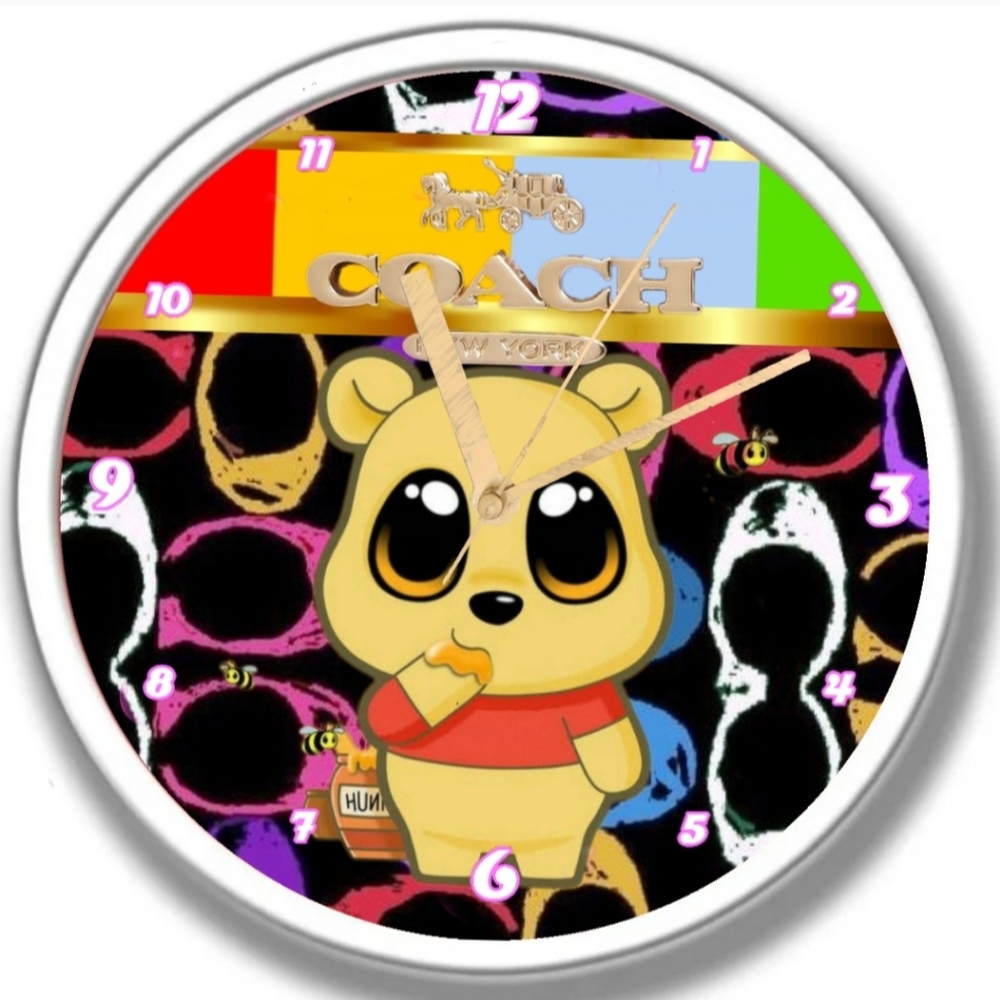 Winnie the Pooh led lights clock